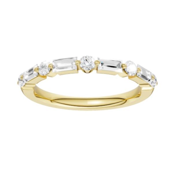 1/3CT LAB GROWN SINGLE SHARED-PRONG WEDDING BAND Van Adams Jewelers Snellville, GA