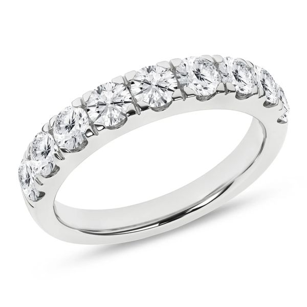 WHITE 14 KARAT WEDDING BAND-LAB GROWN 1.5CT Van Adams Jewelers Snellville, GA