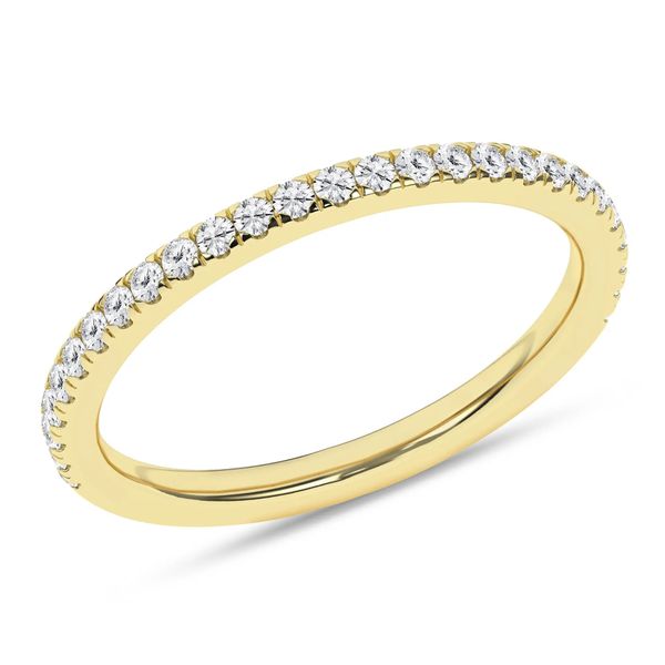 YELLOW 14 KARAT MATCHING WEDDING BAND-LAB GROWN Van Adams Jewelers Snellville, GA