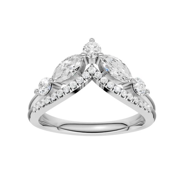 Split Shank Chevron Band Van Adams Jewelers Snellville, GA