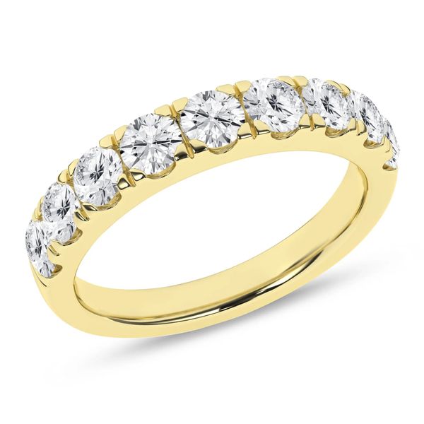 YELLOW 14 KARAT WEDDING BAND-LAB GROWN 1CT Van Adams Jewelers Snellville, GA