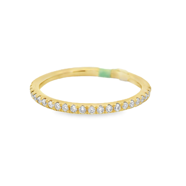 14K Yellow Gold Lab Grown Diamond Band Van Adams Jewelers Snellville, GA