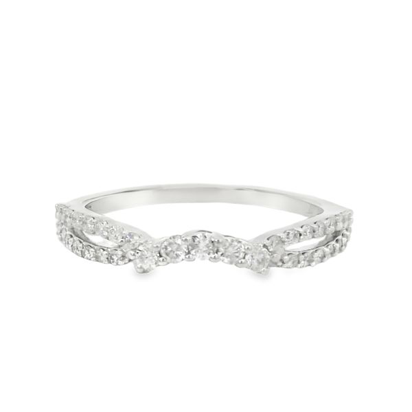 Double Row Contour Natural Diamond Band Van Adams Jewelers Snellville, GA