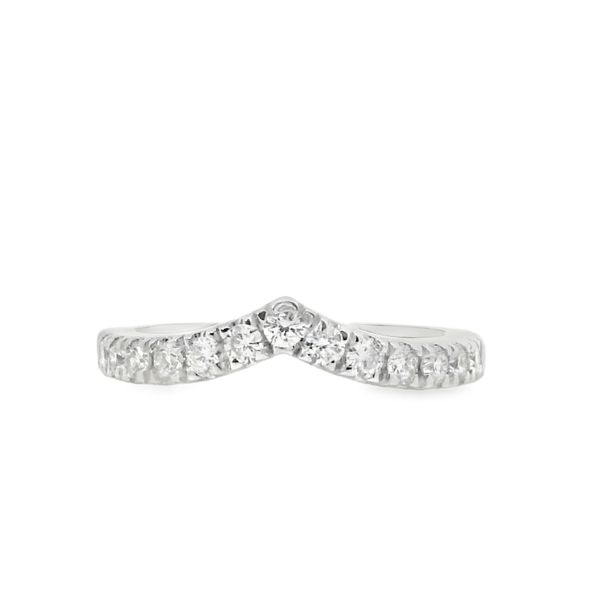 1/2 CT Natural Diamond Chevron Wedding Band Van Adams Jewelers Snellville, GA