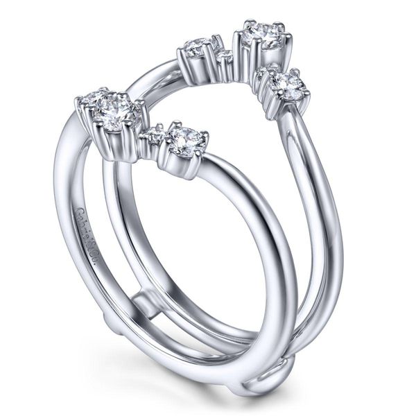 14K White Gold Diamond Ring Enhancer Image 3 Van Adams Jewelers Snellville, GA
