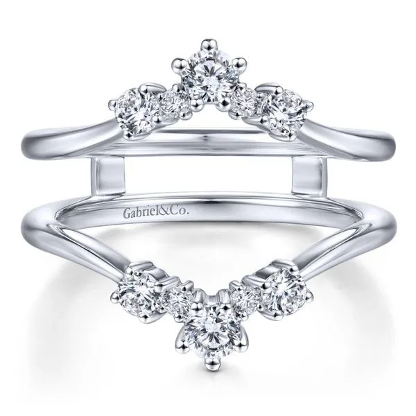 14K White Gold Diamond Ring Enhancer Van Adams Jewelers Snellville, GA