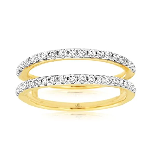 Yellow Gold Diamond Ring Enhancer Van Adams Jewelers Snellville, GA