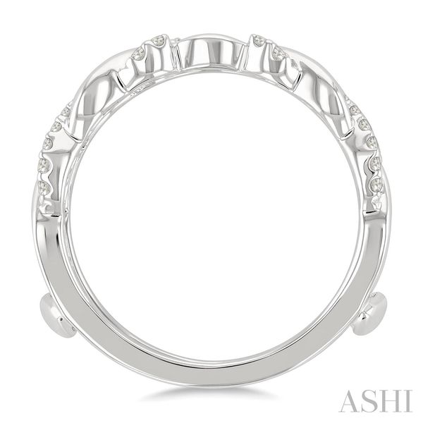 Twisted Diamond Insert Ring Image 3 Van Adams Jewelers Snellville, GA