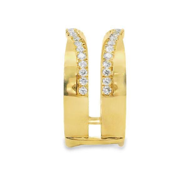 14K Yellow Gold Round Lab-Grown Diamond Ring Enhancer – 0.44 CTW Image 2 Van Adams Jewelers Snellville, GA