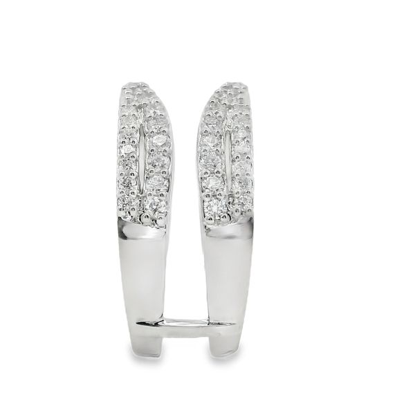 14K White Gold Round Lab-Grown Diamond Ring Enhancer – 1.2 CTW Image 2 Van Adams Jewelers Snellville, GA