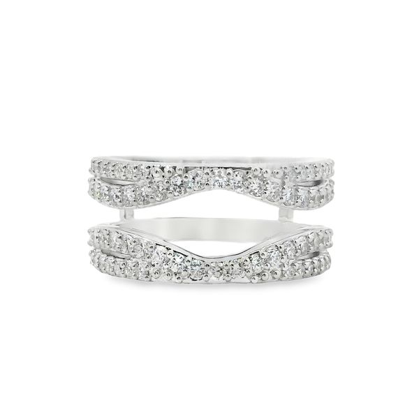 14K White Gold Round Lab-Grown Diamond Ring Enhancer – 1.2 CTW Van Adams Jewelers Snellville, GA
