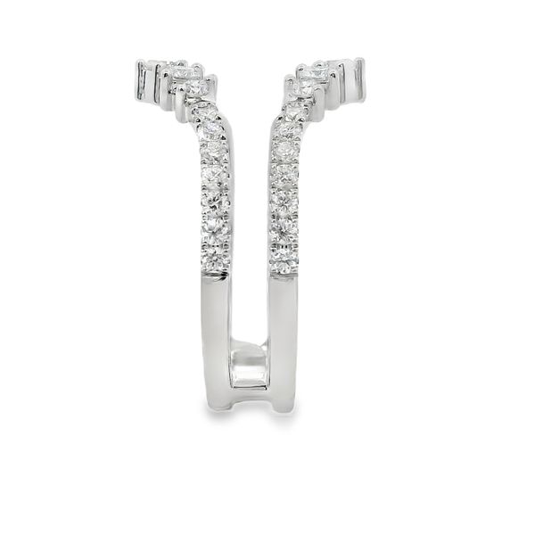 14K White Gold Round Lab-Grown Diamond Ring Enhancer – 0.63 CTW Image 2 Van Adams Jewelers Snellville, GA
