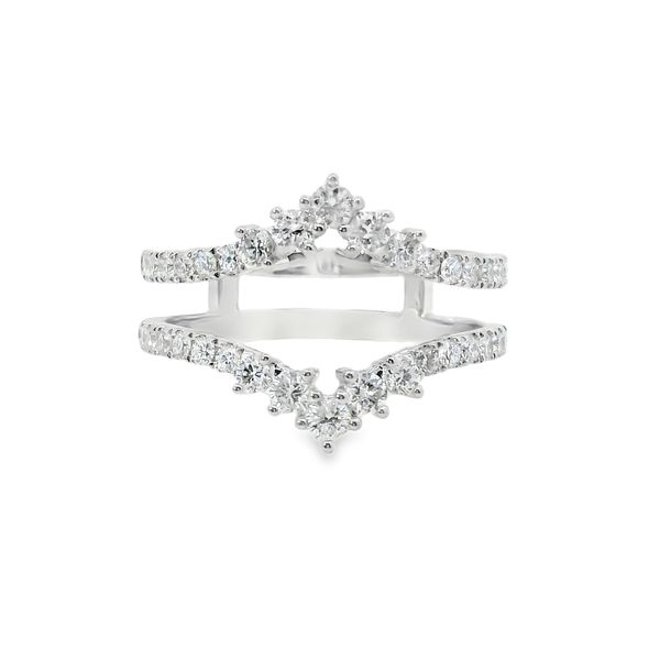 14K White Gold Round Lab-Grown Diamond Ring Enhancer – 0.63 CTW Van Adams Jewelers Snellville, GA