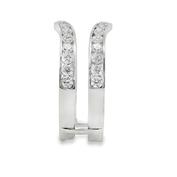 14K White Gold Round Lab-Grown Diamond Ring Enhancer – 0.82 CTW Image 2 Van Adams Jewelers Snellville, GA