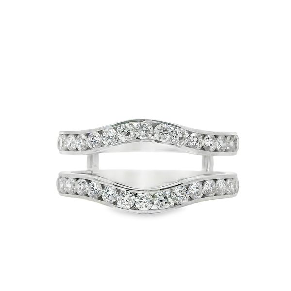 14K White Gold Round Lab-Grown Diamond Ring Enhancer – 0.82 CTW Van Adams Jewelers Snellville, GA