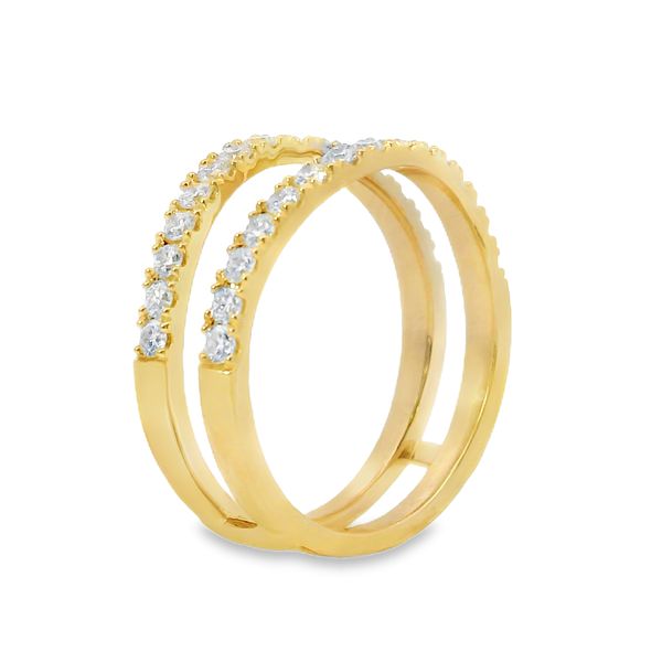 14K Yellow Gold Round Lab-Grown Diamond Ring Enhancer – 0.61 CTW Image 2 Van Adams Jewelers Snellville, GA