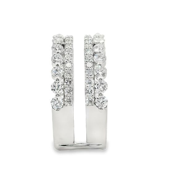 14K White Gold Round Lab-Grown Diamond Ring Enhancer – 1.23 CTW Image 2 Van Adams Jewelers Snellville, GA