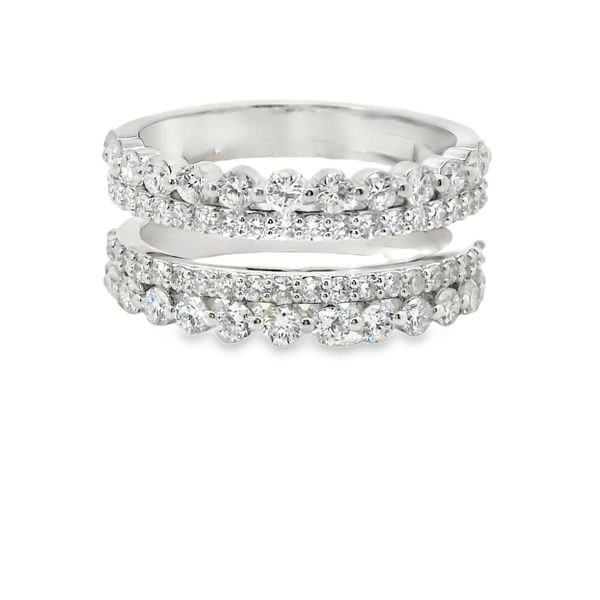 14K White Gold Round Lab-Grown Diamond Ring Enhancer – 1.23 CTW Van Adams Jewelers Snellville, GA