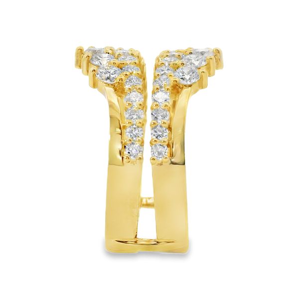 14K Yellow Gold Round Lab-Grown Diamond Ring Enhancer – 1.29 CTW Image 2 Van Adams Jewelers Snellville, GA