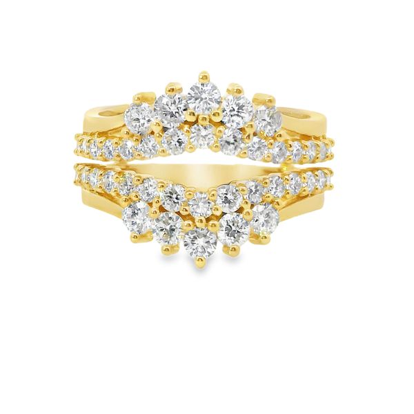 14K Yellow Gold Round Lab-Grown Diamond Ring Enhancer – 1.29 CTW Van Adams Jewelers Snellville, GA