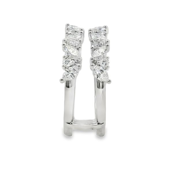 14K White Gold Marquise & Round Lab-Grown Diamond Ring Enhancer – 1.07 CTW Image 2 Van Adams Jewelers Snellville, GA