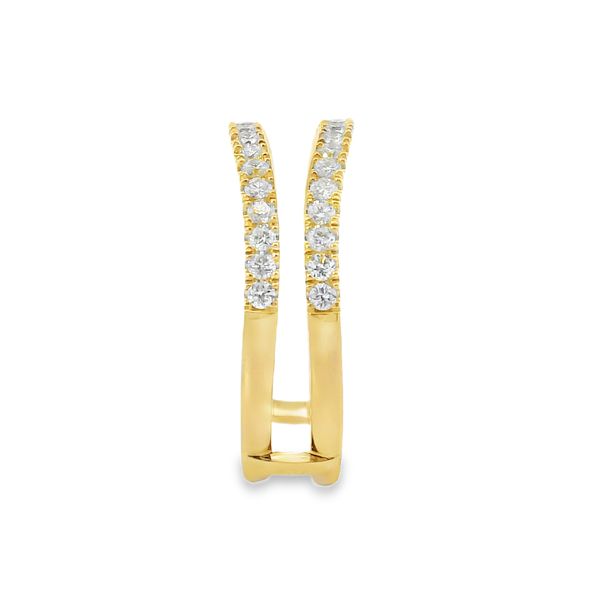14K Yellow Gold Round Lab-Grown Diamond Ring Enhancer – 0.45 CTW Image 3 Van Adams Jewelers Snellville, GA