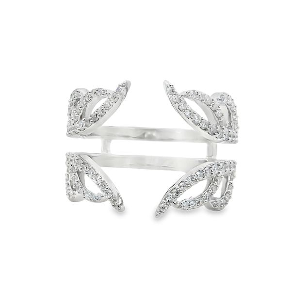 14K White Gold Round Lab-Grown Diamond Ring Enhancer – 0.71 CTW Van Adams Jewelers Snellville, GA