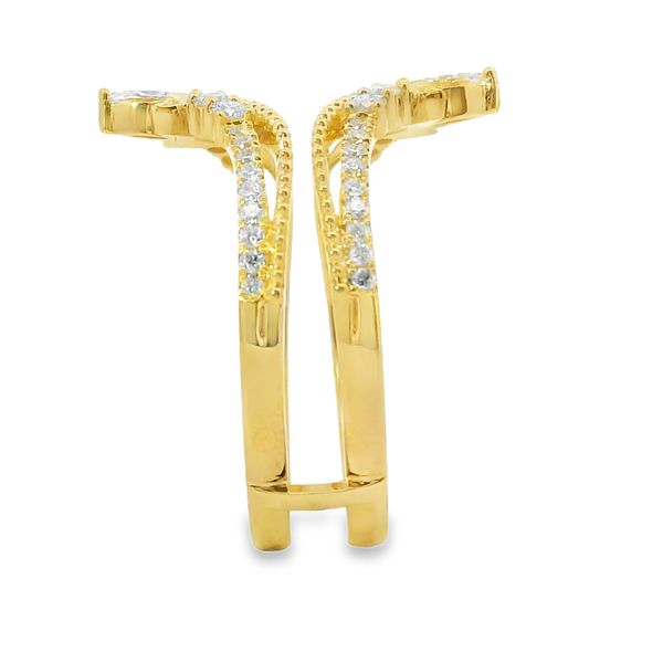 14K Yellow Gold Mixed-Shape Lab-Grown Diamond Ring Enhancer – 0.42 CTW Image 2 Van Adams Jewelers Snellville, GA