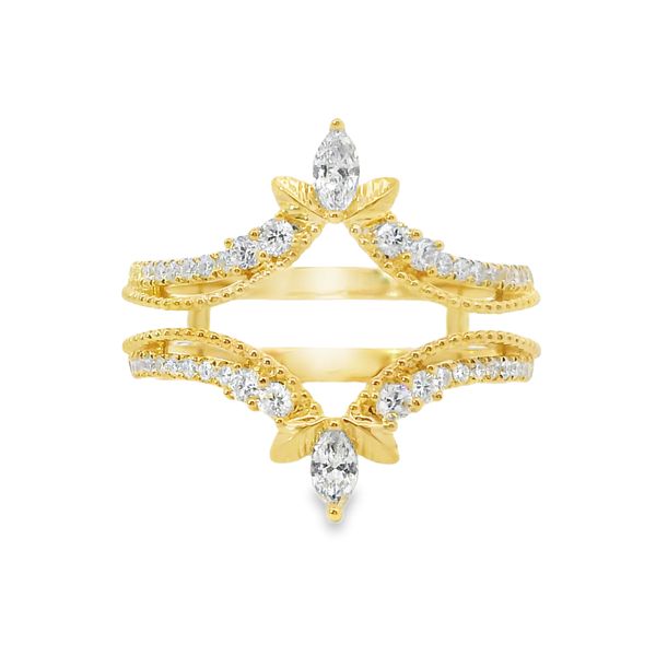 14K Yellow Gold Mixed-Shape Lab-Grown Diamond Ring Enhancer – 0.42 CTW Van Adams Jewelers Snellville, GA