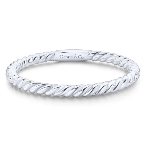 Gabriel & Co. 14K White Gold Band Van Adams Jewelers Snellville, GA