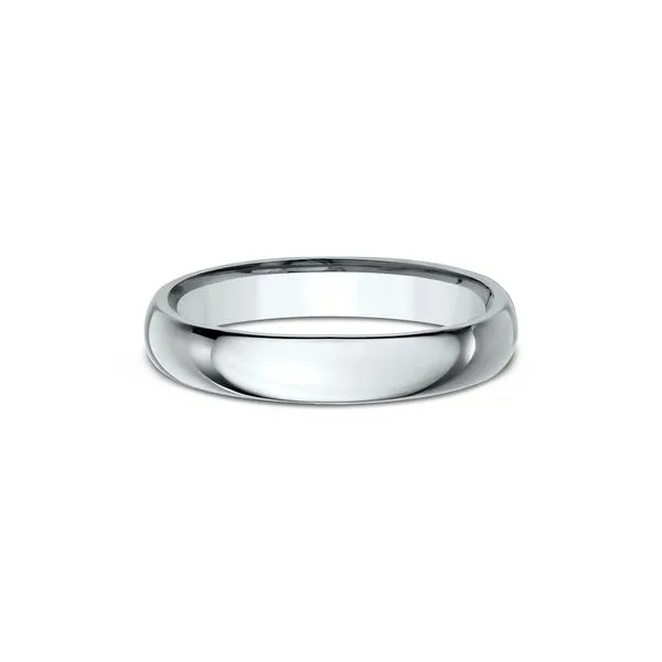 WHITE 14 KARAT GOLD WEDDING BAND Image 2 Van Adams Jewelers Snellville, GA