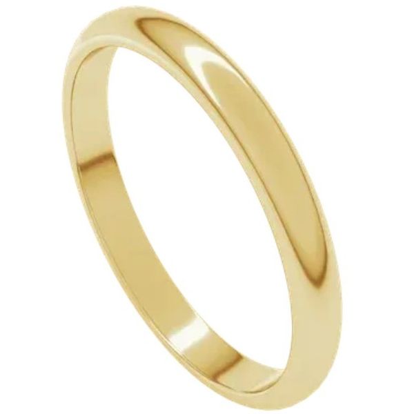 2.5mm Gold Wedding Band Van Adams Jewelers Snellville, GA