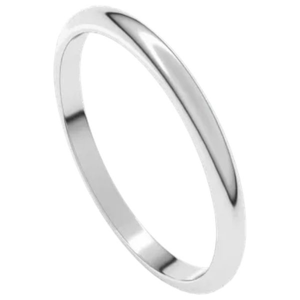 2mm 14 Karat White Gold Band Van Adams Jewelers Snellville, GA