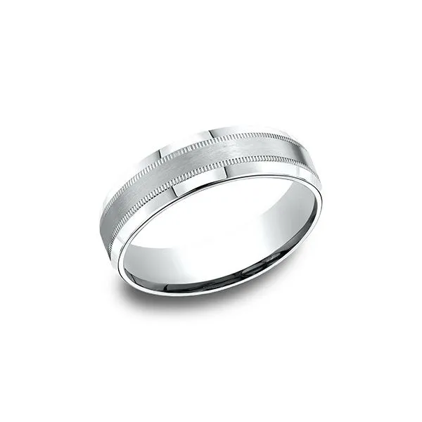 Men's 14K White Gold Wedding Band Van Adams Jewelers Snellville, GA