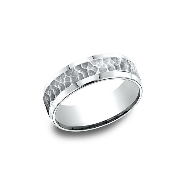 Men's 14K White Gold Wedding Band Van Adams Jewelers Snellville, GA