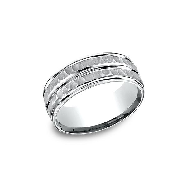 Men's 14K White Gold Wedding Band Van Adams Jewelers Snellville, GA