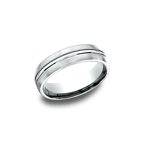 Men's 14K White Gold Wedding Band Van Adams Jewelers Snellville, GA