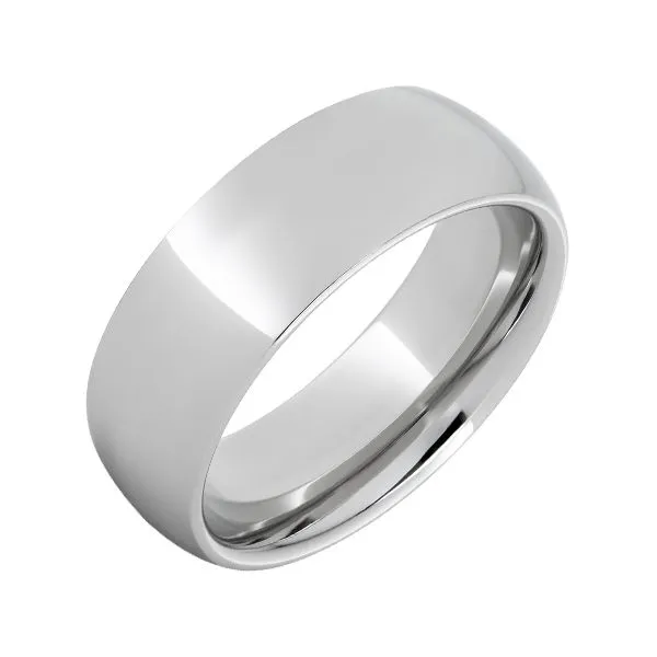 Serinium® Domed Band with Polish Finish Van Adams Jewelers Snellville, GA