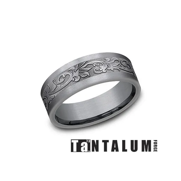 Grey Tantalum Wedding Band Van Adams Jewelers Snellville, GA