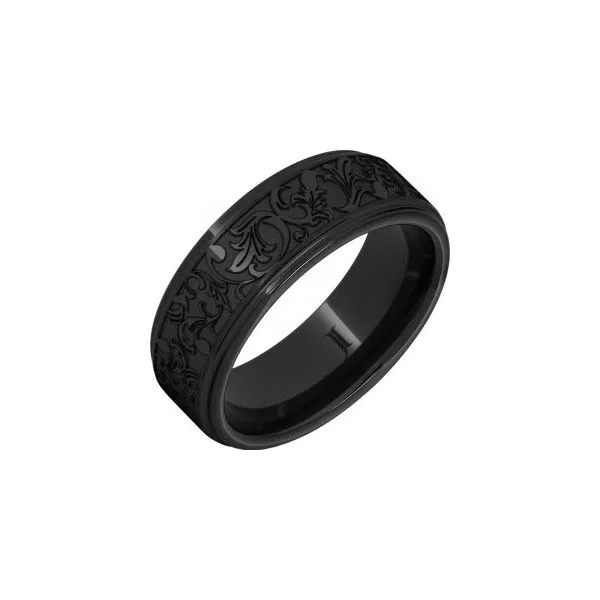 Black Ceramic Mens Band Van Adams Jewelers Snellville, GA