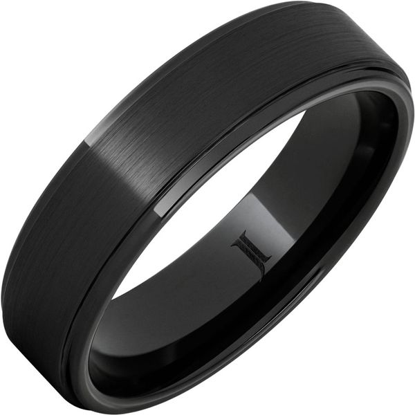 Satin Rogue – Black Diamond Ceramic™ Ring Van Adams Jewelers Snellville, GA