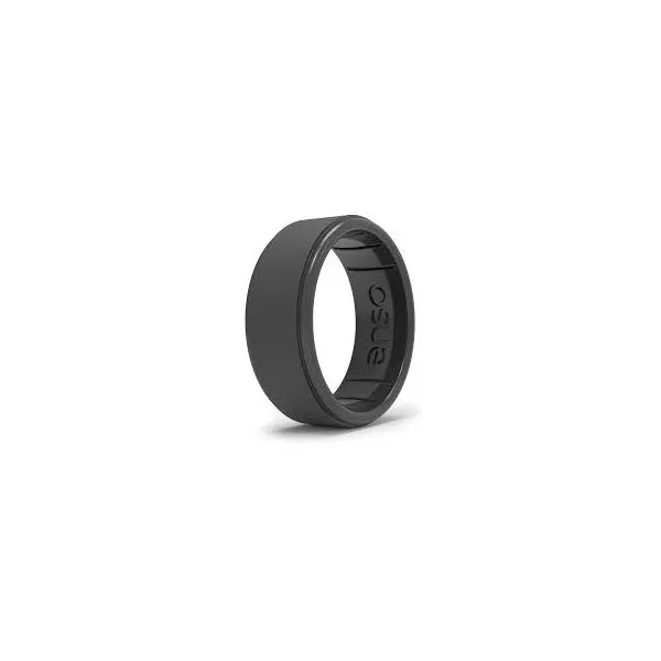 Enso Rise BC Silicone Obsidian Ring