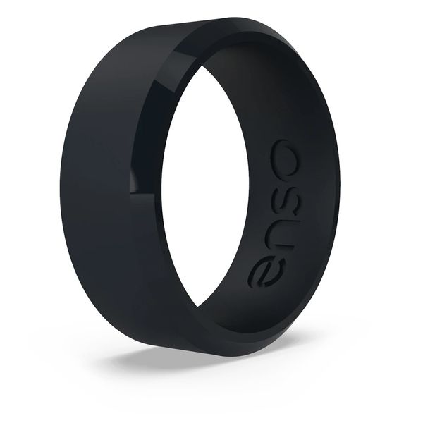 Bevel Silicone Ring - Obsidian Size 11 Van Adams Jewelers Snellville, GA