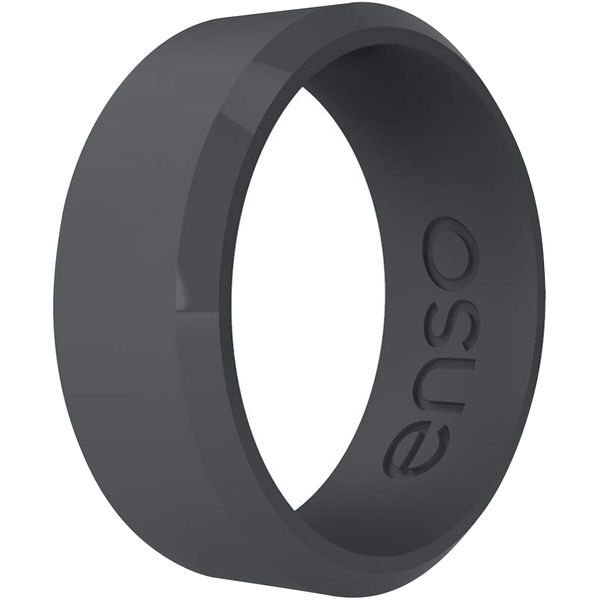 Bevel Silicone Ring - Slate Van Adams Jewelers Snellville, GA