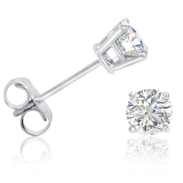 14K Diamond Stud Earrings Van Adams Jewelers Snellville, GA