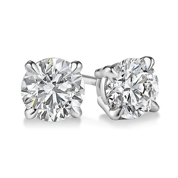 1 1/2 CT Diamond Stud Earrings Van Adams Jewelers Snellville, GA