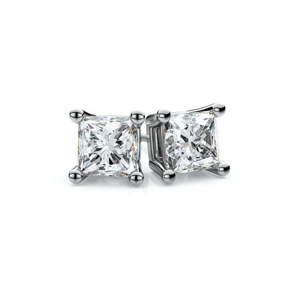5/8 CT Princess Cut Diamond Earrings Van Adams Jewelers Snellville, GA
