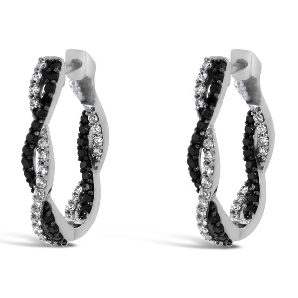14K White Gold Diamond Earrings Van Adams Jewelers Snellville, GA