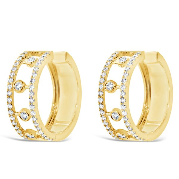 Van Adam's Collection 14K White Gold Diamond Earrings Van Adams Jewelers Snellville, GA