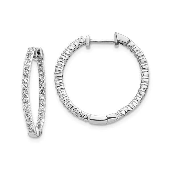 Diamond Hoop Earrings Van Adams Jewelers Snellville, GA